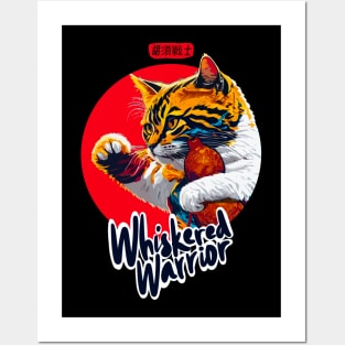 Whiskered Warrior Posters and Art